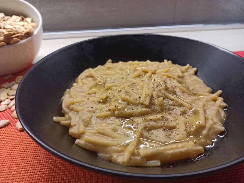 pasta con macco di face